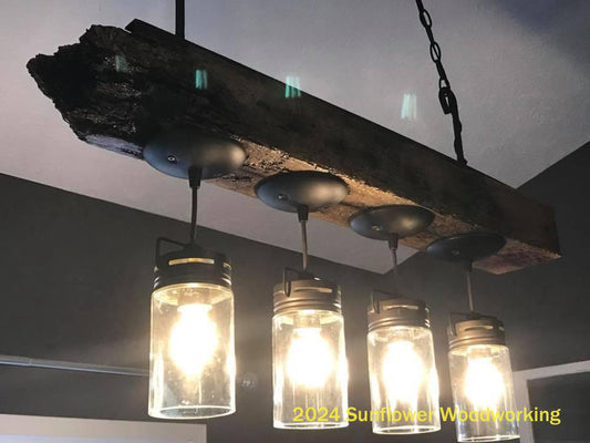 The Barnwood Chandelier