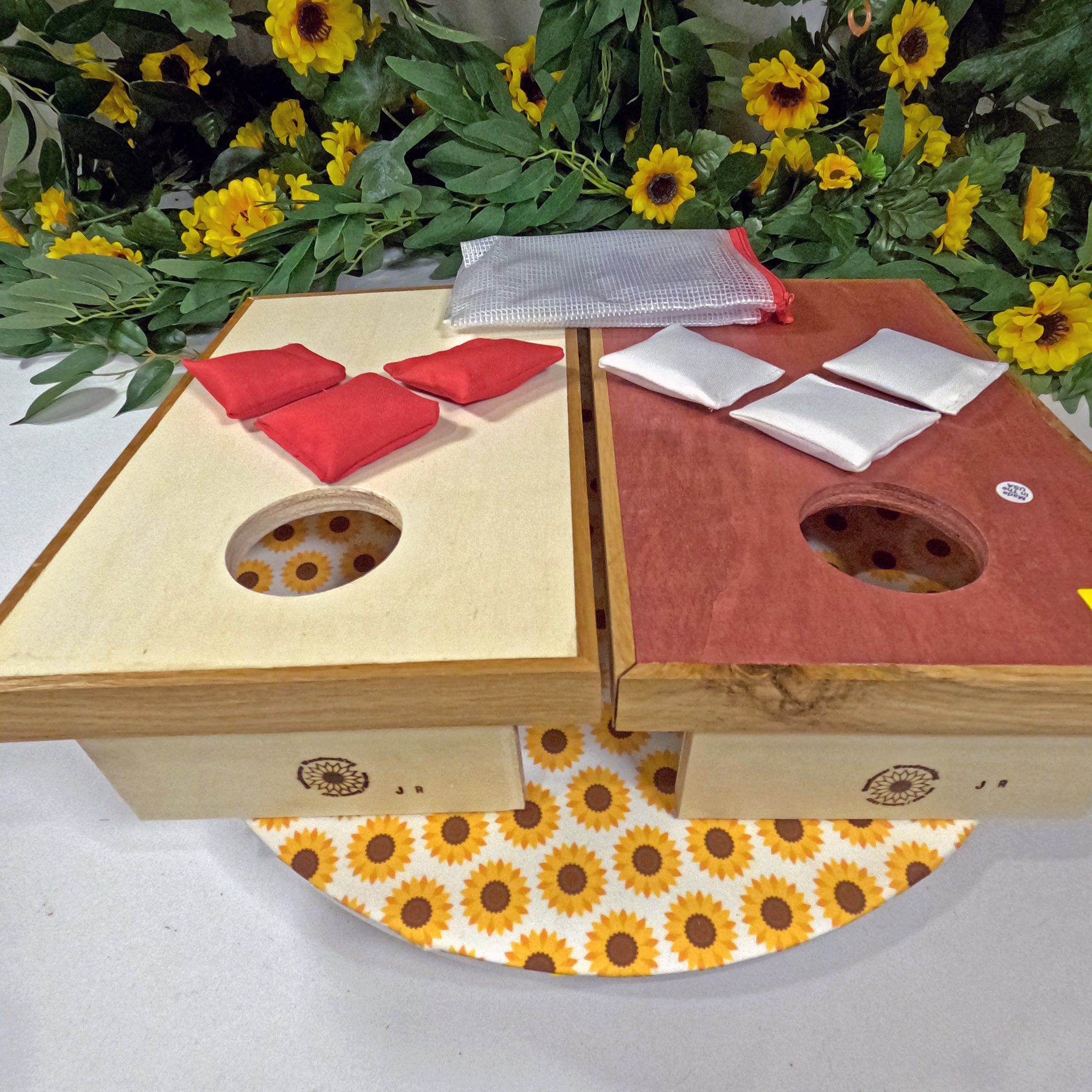 CORNHOLEZ! - The Miniature Indoor Cornhole Set | Sunflower Woodworx JR
