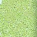 closeup of green wax sand