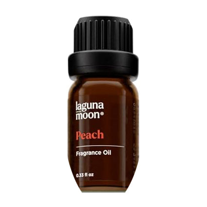Laguna Moon Peach fragrance oil bottle on a white background