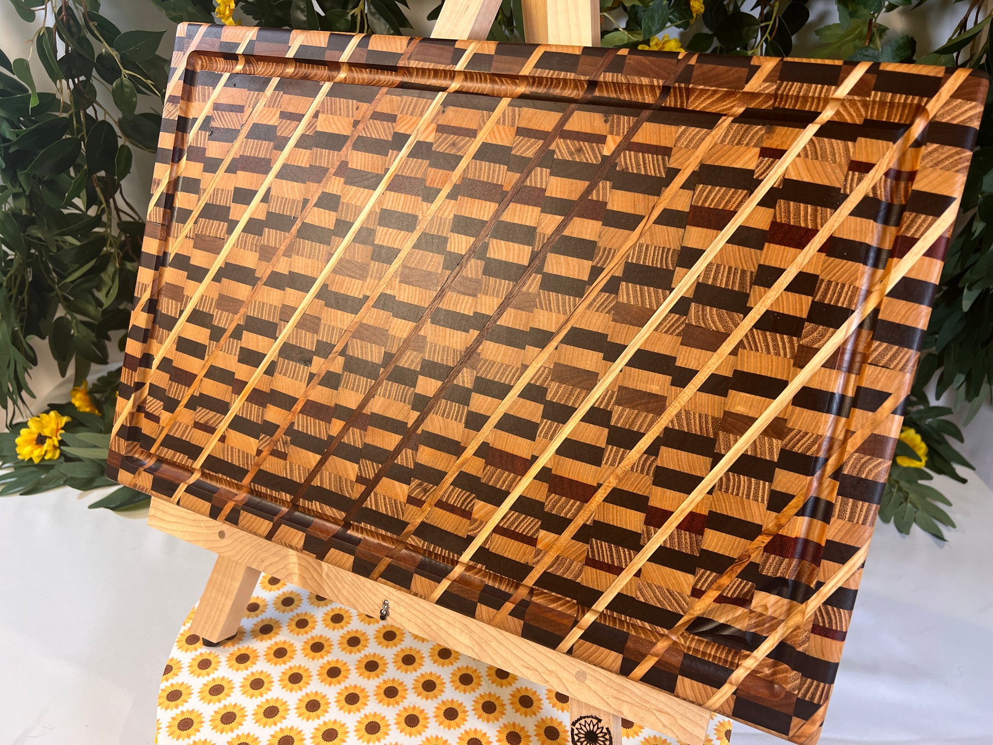 The Ugliest Cutting Board, angled view