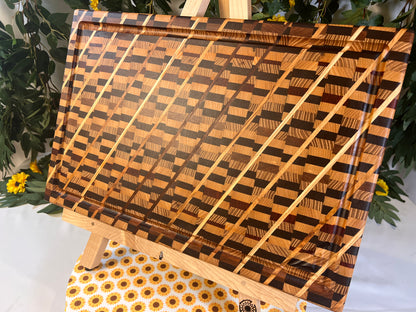 The Ugliest Cutting Board, angled view
